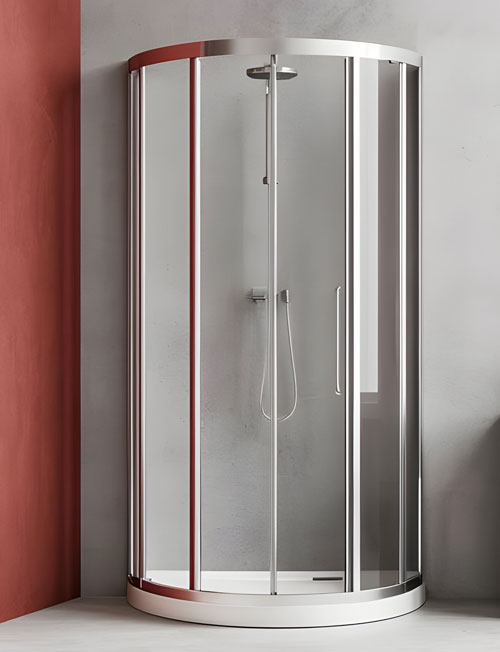 Mamparas semicirculares